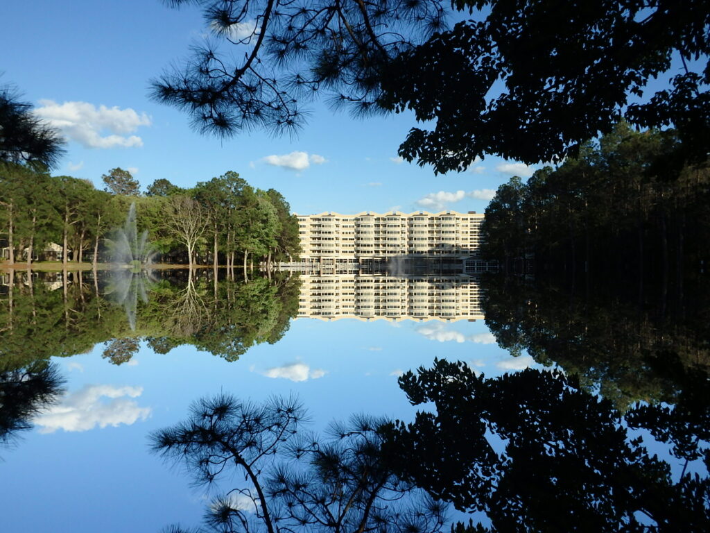 View of residences at Cypress Village